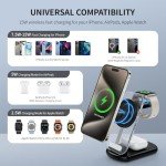 3-in-1 Magnetic Wireless Charger Stand for iPhone