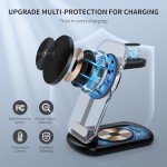 3-in-1 Magnetic Wireless Charger Stand for iPhone