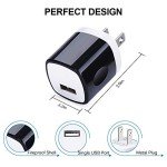 10-Pack UorMe 1A 5V USB Wall Chargers