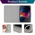 Universal 11-Inch Tablet Case with Stand and Rings