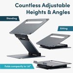Adjustable Ergonomic Laptop Stand for All Sizes