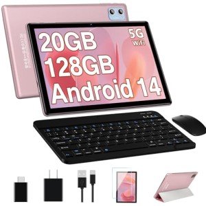 DEERTiME Android 14 Tablet, 10.1", 20GB RAM