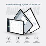 Android 14 Tablet, 64GB Expandable, Octa-Core, 10.1