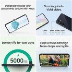 SAMSUNG Galaxy A35 5G A Series Cell Phone, 128GB Unlocked Android Smartphone, AMOLED Display, Advanced Triple Camera System, Expandable Storage, Rugged Design, US Version, 2024, Awesome Lilac
