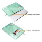 MOSISO 15-inch Laptop Sleeve - Watercolor Marble Design