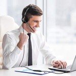 Noise-Canceling USB Headset with Microphone and Controls