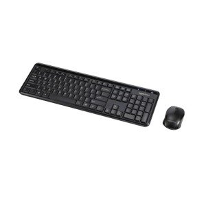 Wireless Keyboard and Mouse Combo, Compact Black