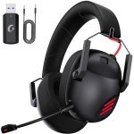 KAPEYDESI Wireless Gaming Headset with Noise Canceling