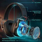 KAPEYDESI Wireless Gaming Headset with Noise Canceling