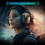 KAPEYDESI Wireless Gaming Headset with Noise Canceling
