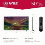 LG 50-Inch QNED80 4K Smart TV with Alexa