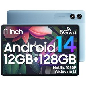 Blackview 11" Android 14 Tablet, 12GB+128GB Storage