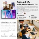 TECLAST 12" Android 14 Tablet, 256GB Storage