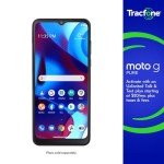 TracFone | Motorola Moto g Pure | Locked | 32GB | 4000 mAh Battery | 13 MP Dual Camera System | 6.5" Max Vision HD+ Display | Blue