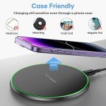 Fast Wireless Charger Pad for iPhone & Samsung