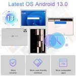 2024 Android 13 Tablet 10" with Keyboard 128GB