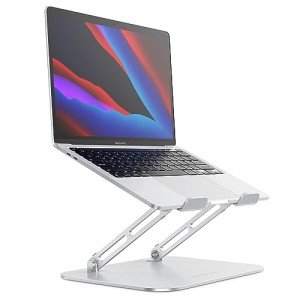 Adjustable Ergonomic Aluminum Laptop Stand with Cooling