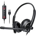 AWATRUE EH05-U Wired USB Noise Cancelling Headset