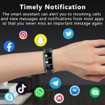 INTPIHP AMOLED Fitness Tracker Smartwatch with Health Monitor
