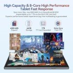 Android 14 10-Inch Tablet with Keyboard & Stylus
