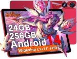 Android 14 Tablet 11" with 24GB RAM and 256GB ROM