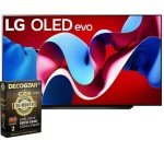 LG 65" OLED evo C4 Series Smart TV Bundle
