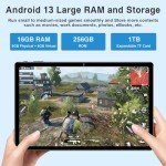 2024 Android 13 Tablet 11" with 1TB Storage