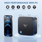 KAMRUI AK1PLUS Mini Desktop PC, 16GB RAM