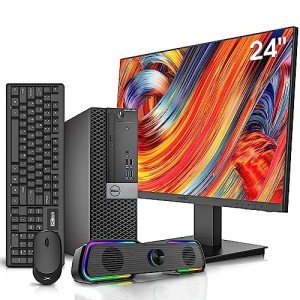 Dell OptiPlex 5050 Desktop with 24" Monitor Bundle