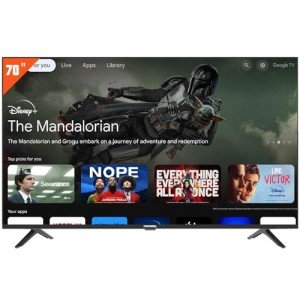 70-Inch 4K Smart TV with Google TV & Chromecast