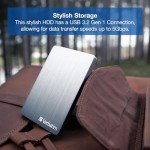 Verbatim 1TB Slim Portable Aluminum External Hard Drive