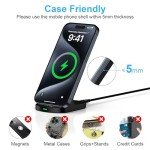 15W Fast Wireless Charging Stand for Android Phones