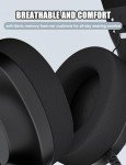 WIRWTRU S30 Lightweight Gaming Headset with Mic