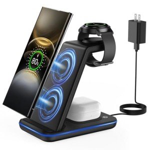 JoyGeek 3-in-1 Wireless Charger for Samsung Devices