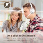 Bluetooth V5.3 Wireless Headset with Microphone