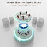 Bluetooth V5.3 Wireless Headset with Microphone