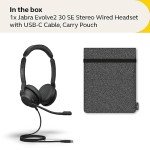 Jabra Evolve2 30 SE Wired Noise-Cancelling Headset