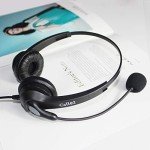 Noise Cancelling USB Headset with Microphone - Stereo