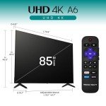 Hisense 85-Inch 4K UHD Smart Roku TV