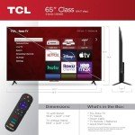 TCL 65S455 65" 4K UHD HDR Smart TV