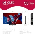 LG 55” OLED evo C4 Series 4K Smart TV