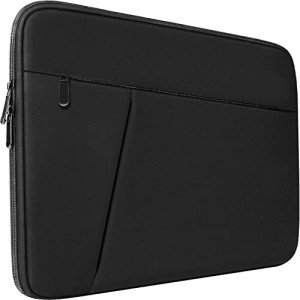 Laptop Case Sleeve 15.6 inch, Durable Shockproof Protective Computer Carrying Cover with Front Pocket, Briefcase Handbags Laptop Sleeve Bag for 15.6 inch HP, Dell, Acer, Asus, Notebook, Black