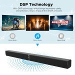 MZEIBO Bluetooth Sound Bar for Smart TVs
