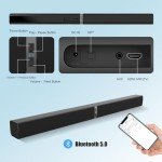 MZEIBO Bluetooth Sound Bar for Smart TVs