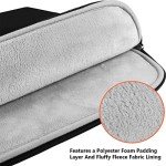 Laptop Case, Sleeve, 15.6 inch Bag Shockproof Protective Notebook Case with Accessory Pocket, Briefcase Carrying Cover for 15.6" HP, ASUS, Dell, Lenovo, Acer,Black