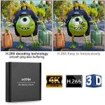 4K Media Player with Remote Control and HDMI