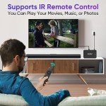 AGPTEK 4K HDMI Media Player with Remote Control