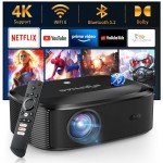 4K Wifi & Bluetooth Projector with Streaming Apps