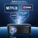 4K Wifi & Bluetooth Projector with Streaming Apps