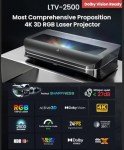 AWOL Vision LTV-2500 4K Ultra Short Throw Projector